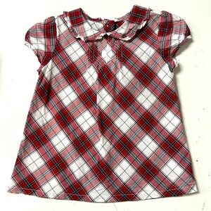 Janie and Jack Holiday Carousel Plaid Shirt 5